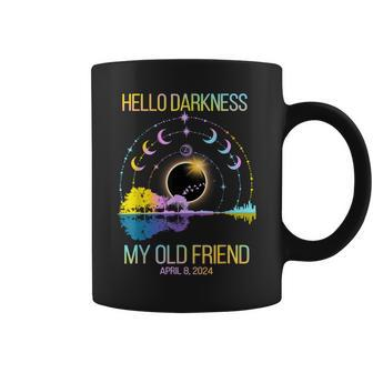 Hello Darkness My Old Friend April 08 Solar Eclipse Coffee Mug - Monsterry UK