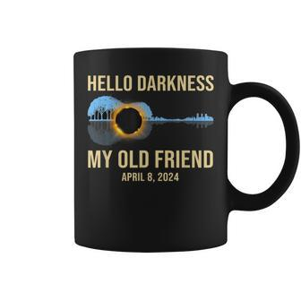 Hello Darkness My Old Friend Solar Eclipse 2024 Coffee Mug | Mazezy