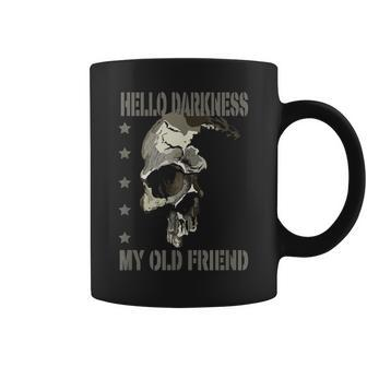 Hello Darkness My Old Friend Vintage Coffee Mug - Monsterry DE