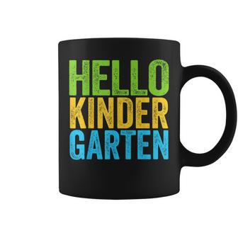 Hello Kindergarten Teacher Back To School Coffee Mug - Monsterry UK