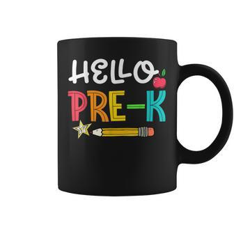 Hello Prek Back To School Preschool Teacher Student Kids Coffee Mug | Crazezy AU