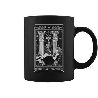 The High Priestess Tarot Card Coffee Mug - Seseable