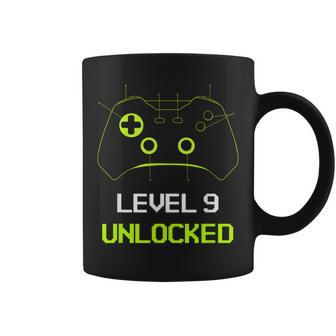 High School Freshman Level 9 Unlocked Gaming Coffee Mug - Monsterry CA