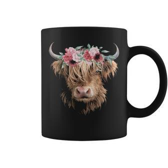 Highland Cow Painting Coffee Mug | Mazezy
