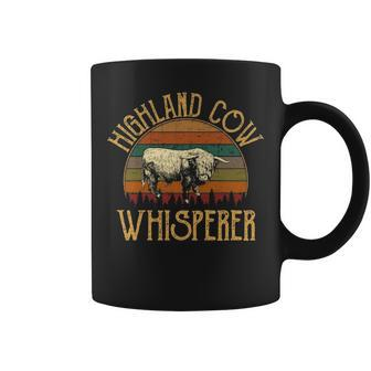 Highland Cow Whisperer Highland Cow Coffee Mug | Mazezy
