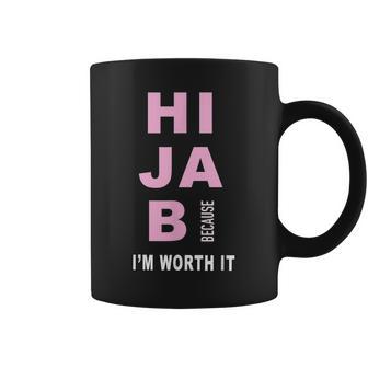 Hijab Cause Hijabi Worth Free Speech Fight Hate Crime Ladies Coffee Mug - Monsterry DE