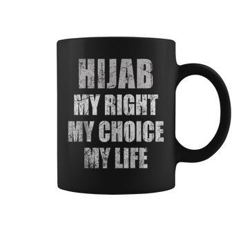 Hijab Right Cause Hijabi Free Speech Choice Fight Hate Crime Coffee Mug - Monsterry DE
