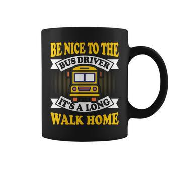 Hilarious Schoolbus Driver Saying School Bus Driver Joke Coffee Mug - Monsterry DE