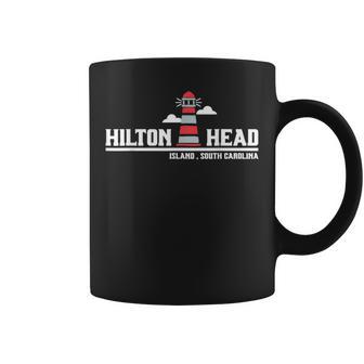 Hilton Head Island Lighthouse Nautical Souvenir Sc Tourist Coffee Mug - Monsterry