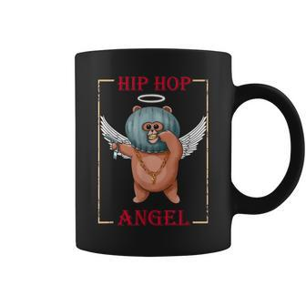 Hip Hop Angel Teddy Cute Gangster Bear Coffee Mug - Monsterry CA