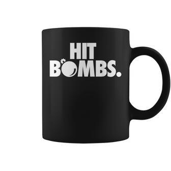 Hit Bombs Phil Quote Golf Golfer Fan Coffee Mug | Crazezy