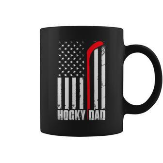 Hockey Dad Usa American Flag Fathers Day 4Th Of July Coffee Mug - Thegiftio UK