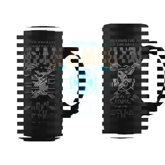 Hockey Or Never Underestimate An Old Man With Hockey Stick Coffee Mug | Seseable UK