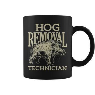 Hog Removal Technician Boar Hunting Vintage Pig Coffee Mug | Mazezy