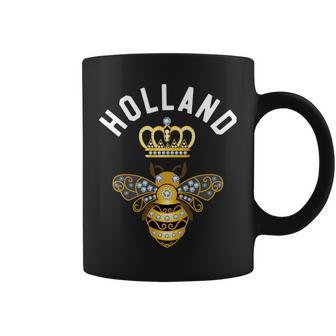 Holland Name Holland Birthday Queen Crown Bee Holland Coffee Mug - Seseable