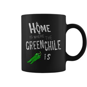 Home Is Where The Green Chile Is New Mexico Coffee Mug - Monsterry UK