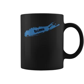 Home Long Island Map Love Coffee Mug - Monsterry