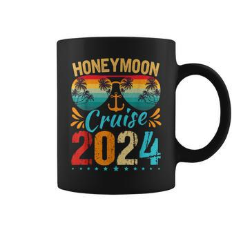 Honeymoon Cruise For Matching Couples 2024 Just Married Coffee Mug - Seseable