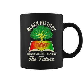 Honoring Past Inspiring Future Black History Month Teacher Coffee Mug - Monsterry