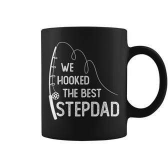 We Hooked The Best Stepdad Fishing Fathers Day Coffee Mug - Monsterry UK
