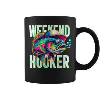 Weekend Hooker Colorful Fishing Father Day Coffee Mug - Thegiftio UK