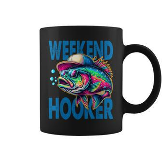 Weekend Hookers Fishing Sarcastic Summer Fathers Day Coffee Mug - Thegiftio UK