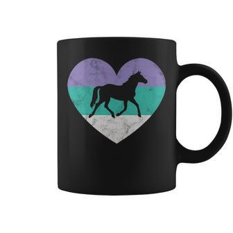 Horse Gif For Women & Girls Retro Vintage Cute Coffee Mug | Mazezy