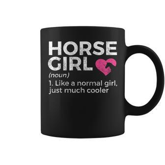 Horse Girl Definition Horse Lover Coffee Mug - Thegiftio UK