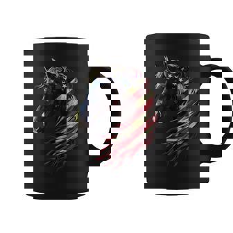 Horse Patriotic Equestrian 4Th Of July Usa American Flag Coffee Mug - Thegiftio