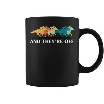 Horse Racing And They're Off Horse Racing Coffee Mug - Seseable