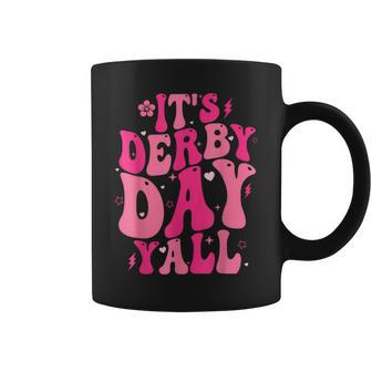 Horse Racing Groovy It's Derby Day Yall Ky Derby Horse Coffee Mug | Mazezy