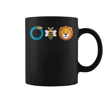 Hose Bee Lion Graphic Adult Humor Coffee Mug - Monsterry