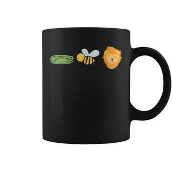 Hose Bee Lion Animal Pun Dad Joke Coffee Mug - Monsterry