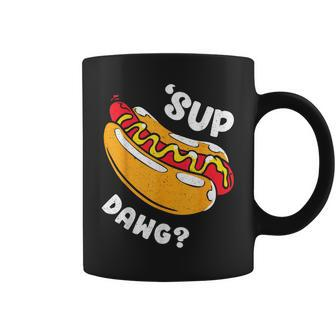 Hot Dog Cute 'Sup Dawg Weiner Party Sausage Hotdog Coffee Mug - Monsterry CA