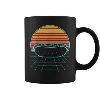 Hot Dog Sunset Retro Hotdog Sausage Frankfurter Wiener Frank Coffee Mug - Monsterry UK