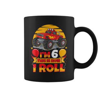 Hot Wheels Birthday I'm 6 This Is How I Roll Monster Truck Coffee Mug - Monsterry AU