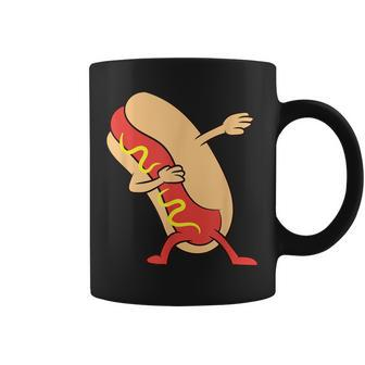 Hotdog Dabbing Kawaii Hot Dog Coffee Mug - Monsterry