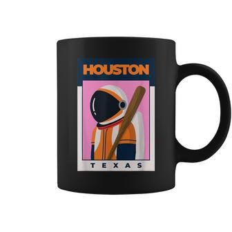 Houston City Texas Baseball Astronaut Coffee Mug - Monsterry