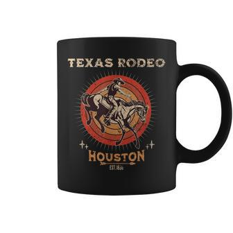 Houston Texas Rodeo Vintage Western Retro Cowboy Coffee Mug - Thegiftio UK