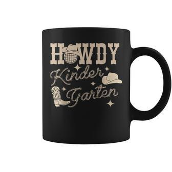 Howdy Kindergarten Teacher Rodeo Country Western Cowgirl Coffee Mug | Mazezy DE