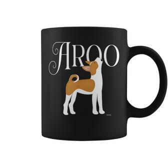 Howling Basenji Puppy Aroo A Sound Of Singing Happy Pack Dog Coffee Mug - Monsterry