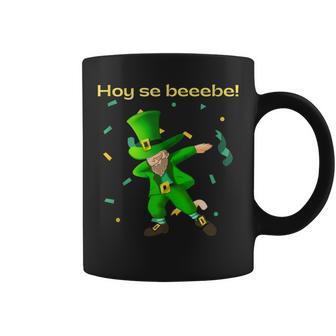 Hoy Se Bebe St Patrick Day Dabbing Leprechaun Coffee Mug - Monsterry