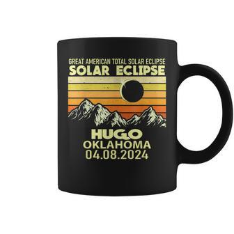 Hugo Oklahoma Total Solar Eclipse 2024 Coffee Mug - Thegiftio