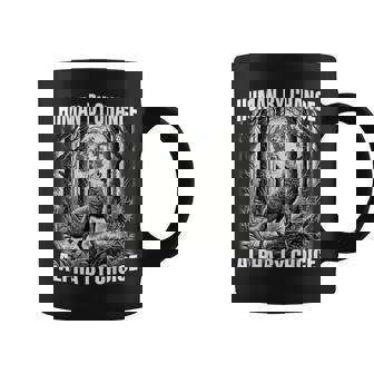 Human By Chance Alpha By Choice Cool Alpha Wolf Meme Coffee Mug - Seseable