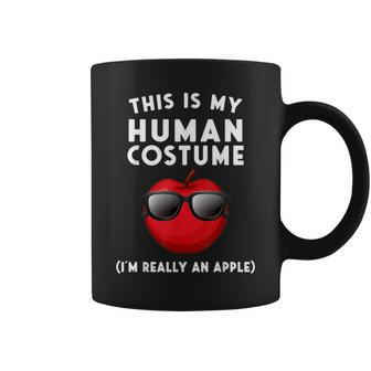 This Is My Human Costume I'm Really An Apple Coffee Mug - Monsterry UK