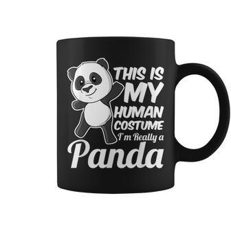 This Is My Human Costume I'm Really A Panda Coffee Mug - Thegiftio UK