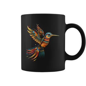 Hummingbird Native American Tribal Arts Indian Indigenous Coffee Mug - Seseable