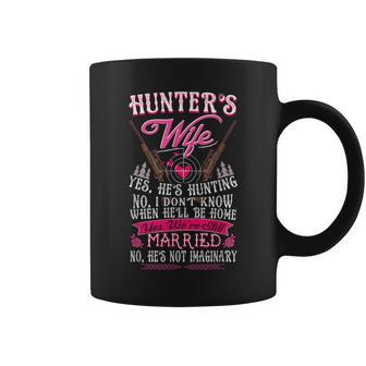 Hunter's Wife Yes He's Hunting Deer For Her Coffee Mug - Monsterry AU
