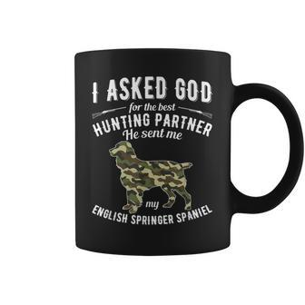 Hunting Dog Camouflage English Springer Spaniel Coffee Mug - Monsterry AU