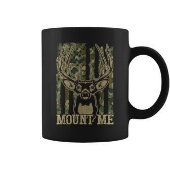Hunting- Mount Me Whitetail Deer Camo Hunter Dad Coffee Mug | Mazezy